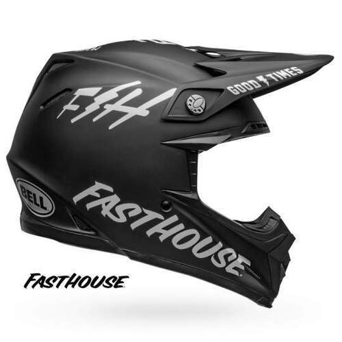 Bell Moto-9 MIPS Fasthouse Helmet - Black/White - XS - SKU:7102101