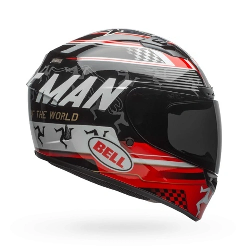 Bell Qualifier DLX MIPS Isle Of Man Helmet - Black/Red