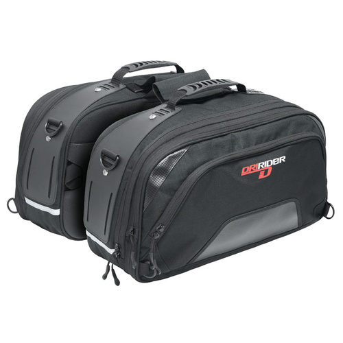 Dri Rider Bikeman 2 Twin Bags - Black - 18-31L - SKU:7102512