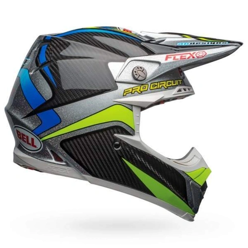 Bell Moto-9 Flex Pro Circuit Replica Helmet - Black/Green - L - SKU:7103436