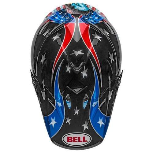 Bell Moto-9 MIPS Tomac Eagle Gloss Helmet - Red/Blue/Black