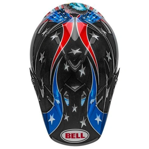 Bell Moto-9 MIPS Tomac Eagle Gloss Helmet - Red/Blue/Black