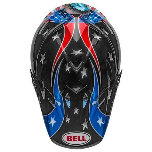 Bell Moto-9 MIPS Tomac Eagle Gloss Helmet - Red/Blue/Black - L - SKU:7103583