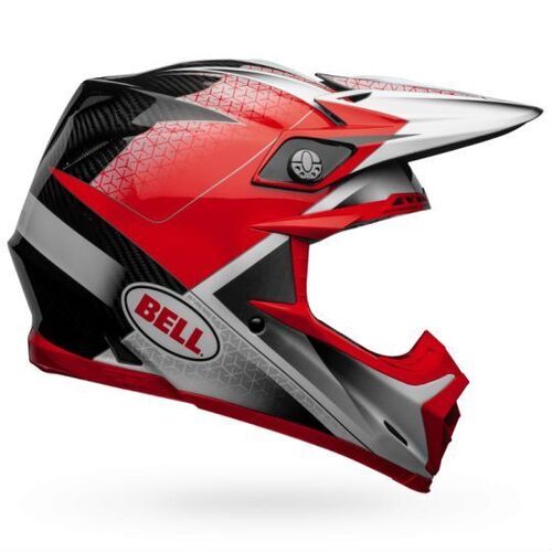 Bell Moto-9 Flex Hound Helmet - Red/White/Black - L - SKU:7103929