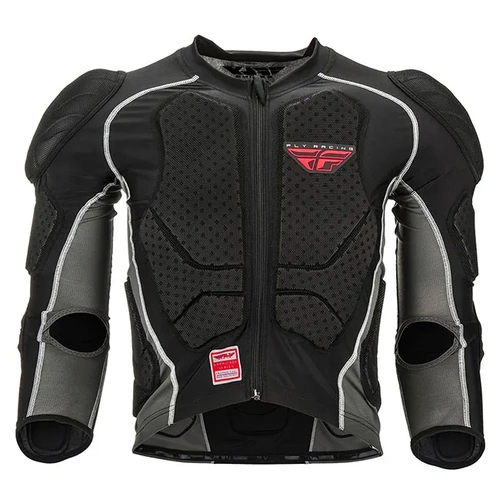 Fly Racing Barricade Armour Long Sleeve Suit - Black - S - SKU:7104677