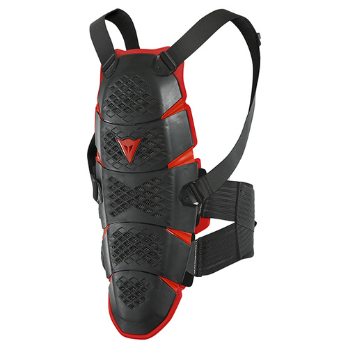 Dainese Pro-Speed Long Back Protector - Black/Red - M - SKU:7105452