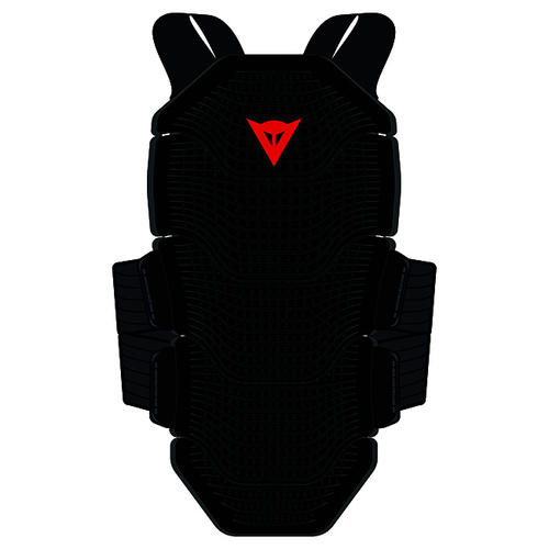 Dainese Manis D1 49 Back Protector - Black/Red - S - SKU:7105471