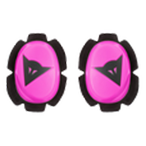 Dainese Pista Knee Slider Kit - Fuchsia/Black - OS - SKU:7105853