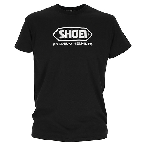Shoei Premium Helmets Womens Logo Tee - Black - 8 - SKU:7106018