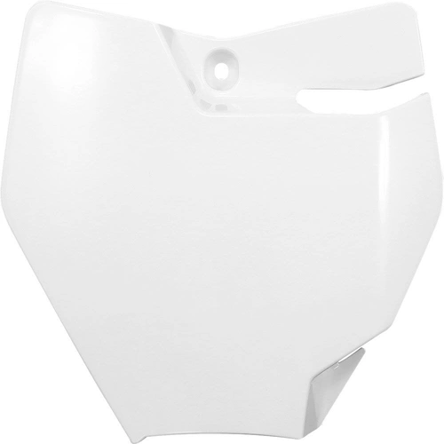 UFO Front Number Plate - GAS GAS MC65 21-22 - White - SKU:7106041