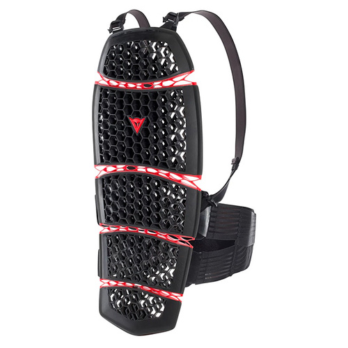 Dainese Pro-Armour Short Back Protector 2.0 - Black/Red - L/2X - SKU:7106182