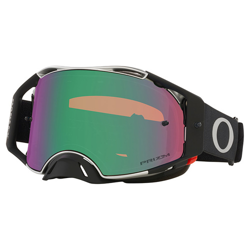 Oakley Airbrake Tuff Blocks MX Goggles - Black Gunmetal - Prizm Jade Lens
