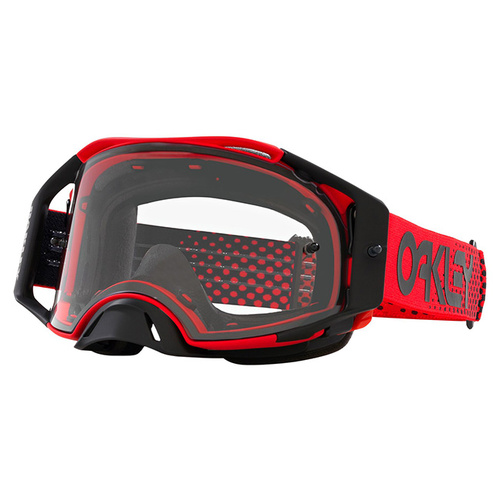 Oakley Airbrake Moto B1B MX Goggles - Red - Clear Lens