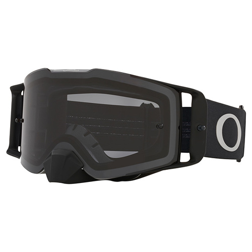 Oakley Front Line Tuff Blocks MX Goggles - Black Gunmetal - Dark Grey Lens