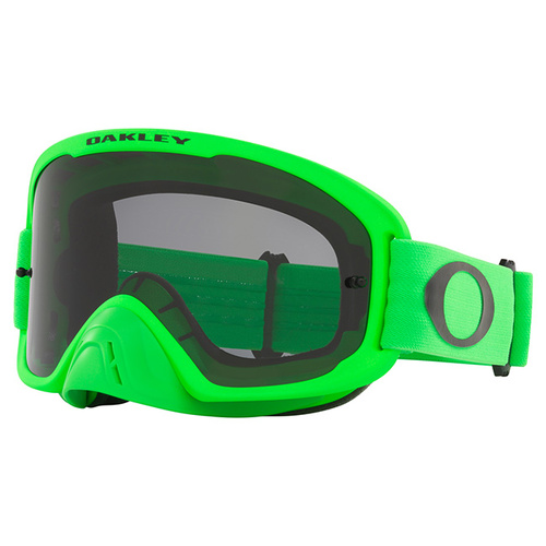 Oakley O Frame 2.0 Pro MX Goggles - Green - Dark Grey Lens