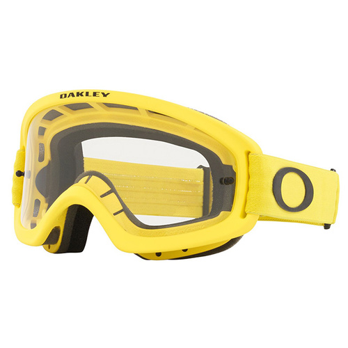 Oakley O Frame 2.0 Pro XS MX Goggles - Yellow - Clear Lens