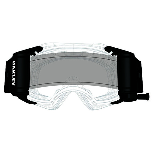Oakley Airbrake MX Goggles Roll Off Kit 6 Pack - Clear