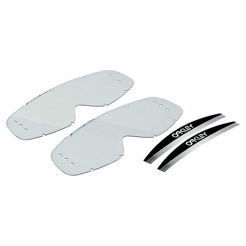 Oakley Front Line MX Goggles Roll Off Replacement Lens - Clear