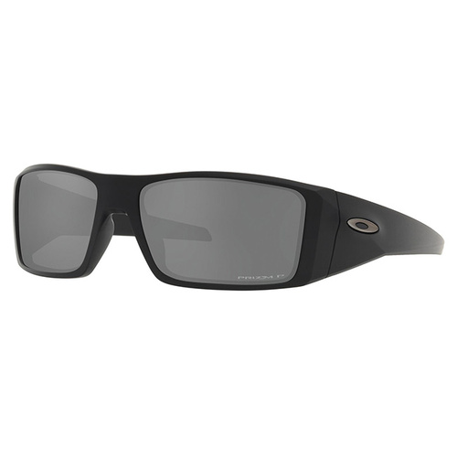 Oakley Heliostat Sunglasses - Matte Black - Prizm Black Polarised Lens