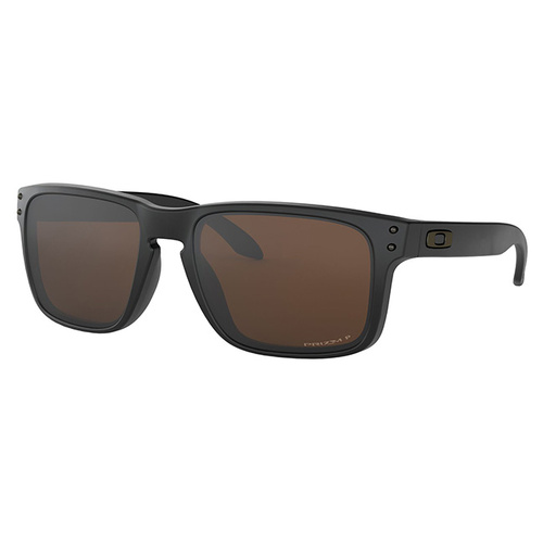 Oakley Holbrook Sunglasses - Matte Black - Prizm Tungsten Polarised Lens