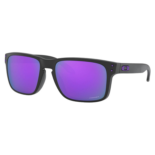 Oakley Holbrook Sunglasses - Matte Black - Prizm Violet Lens