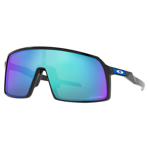 Oakley Sutro Sunglasses - Polished Black - Prizm Sapphire Lens