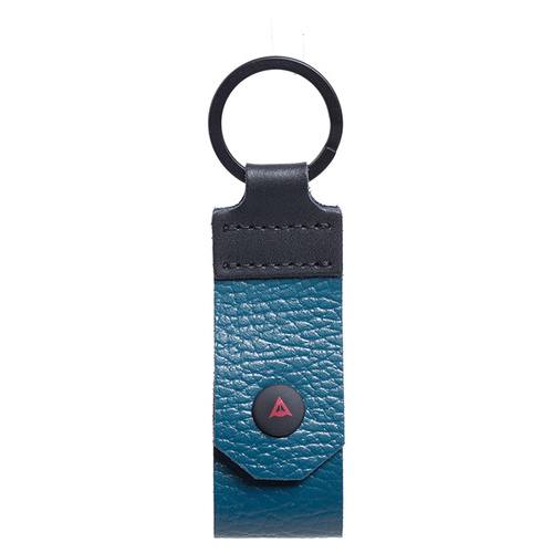 Dainese Pin Leather Keyring - Petrol Blue - SKU:7106550
