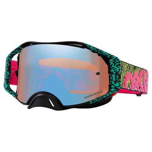 Oakley Airbrake MX Goggles - Bengal Venom - Prizm Sapphire Lens