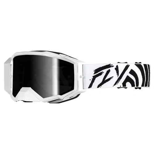 Fly Racing Zone Elite MX Goggles - Black/White