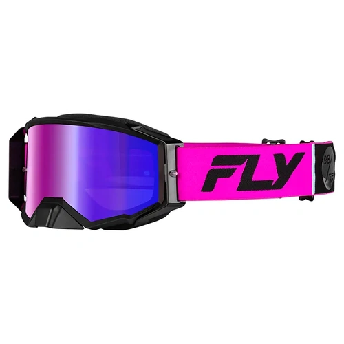 Fly Racing Zone Pro MX Goggles - Pink/Black
