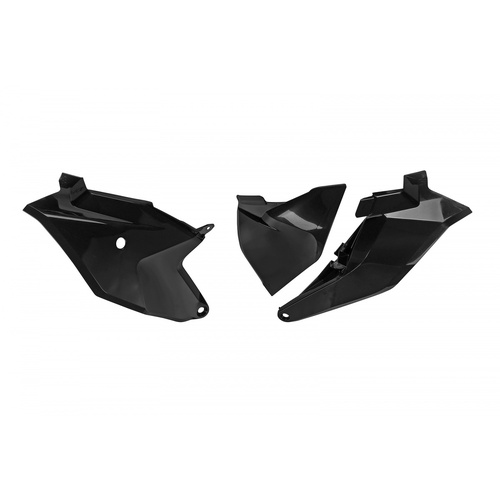 UFO Side Panels With Left Airbox Cover - Gas Gas MC85 2021 - Black - SKU:7115001