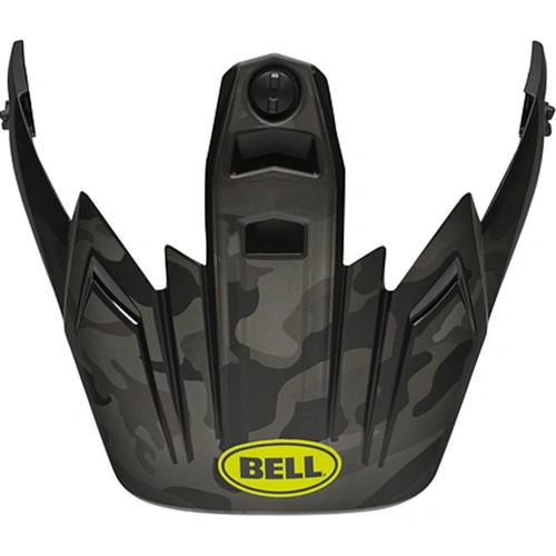 Bell MX-9 Adventure Stealth Camo Peak - Camo Black/Hi Vis
