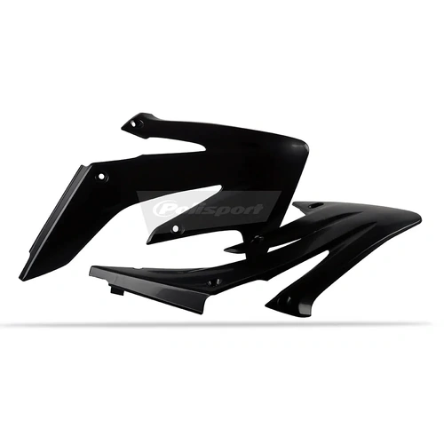 Polisport Radiator Shrouds Honda Crf250R 04-09 - Black