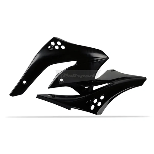 Polisport Radiator Shrouds Kawasaki Kx450F 06-08 - Black