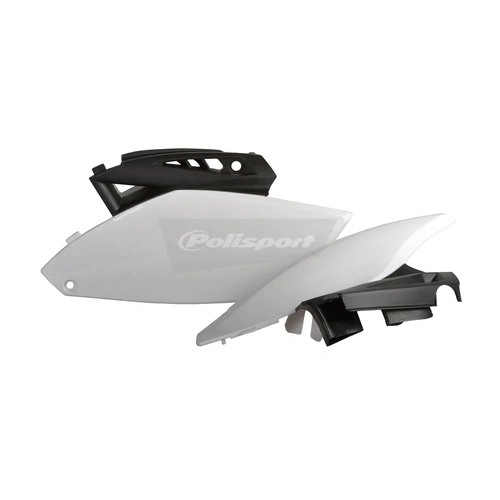 Polisport Side Covers Yamaha Yz250F 10-13 - White/Black - SKU:75-860-56W