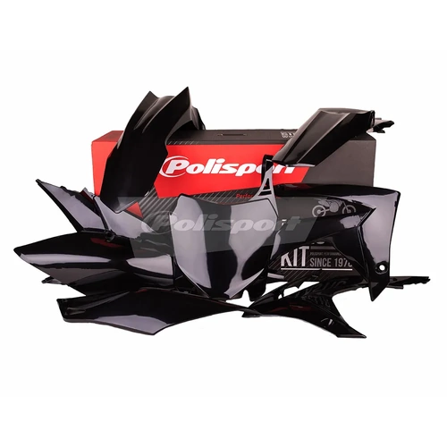 Polisport Plastics Mx Kit Honda Crf250R 14-17/Crf450R 13-16 - Black