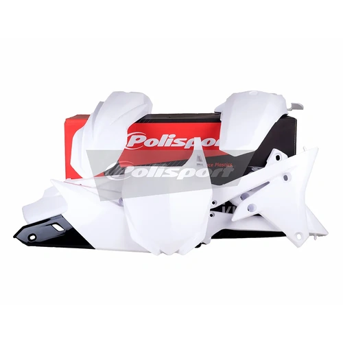 Polisport Plastics Mx Kit Yamaha Yz250F 14-18/Yzf450F 14-17 - White