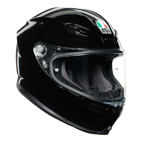 AGV K6 Helmet - Gloss Black - S - SKU:77-169-05