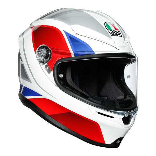 AGV K6 Helmet - White - XL - SKU:77-171-10