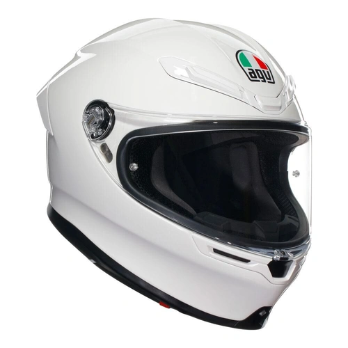 AGV K6 S Full Face Helmet - White - M - SKU:77-191-07