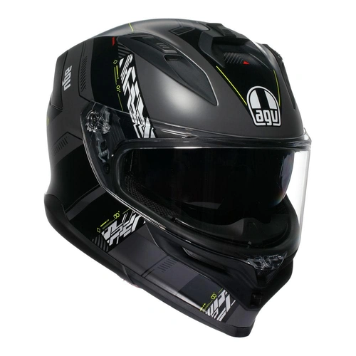 AGV K7 Kyber Helmet - Matte Grey/Fluro Yellow