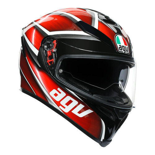 AGV K5S Tempest Helmet - Black/Red