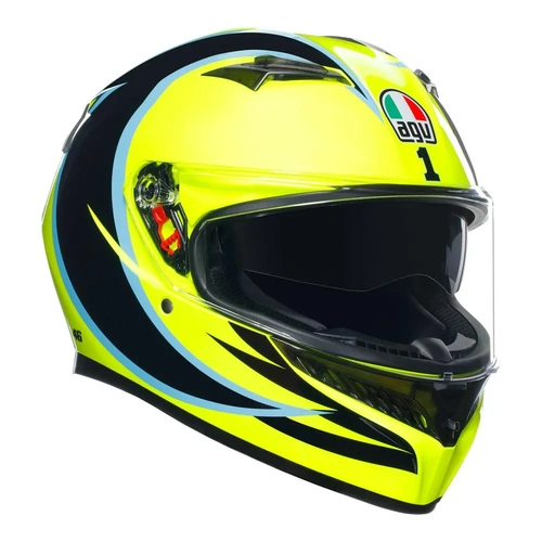 AGV K3 Rossi Winter Test Phillip Island 2005 Helmet - Multi - XS - SKU:77-403-04