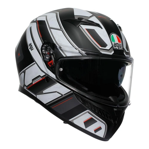 AGV K3 Rivia Full Face Helmet - Matte Black/White