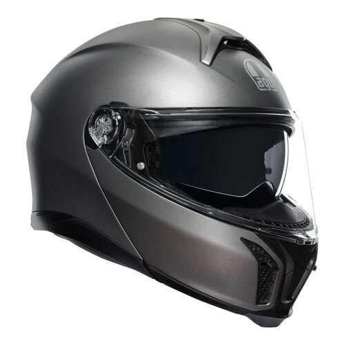 AGV TourModular Luna Helmet - Matte Grey - XS - SKU:77-583-04