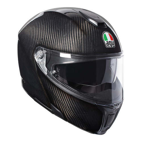 AGV SportModular Carbon Helmet - Gloss Carbon - M - SKU:77-601-07