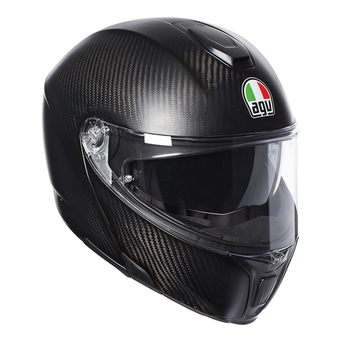 AGV SportModular Carbon Helmet - Matte Carbon - S - SKU:77-609-05