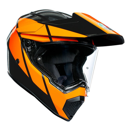 AGV AX9 Trail Helmet - Gunmetal/Orange - MS - SKU:77-699-06