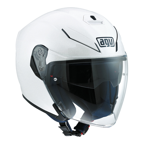AGV K5 Jet Helmet - Pearl White - MS - SKU:77-704-06