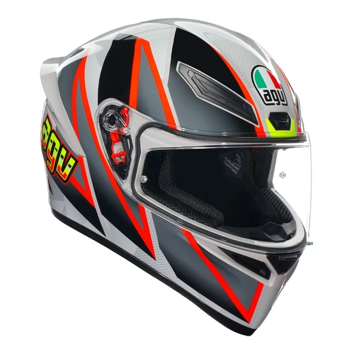 AGV K1S Blipper Helmet - Grey/Red - S - SKU:77-935-05